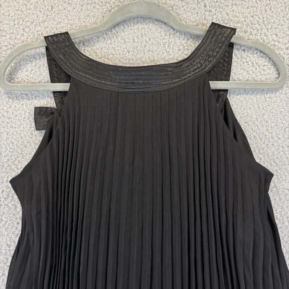 Robbie Bee Black Pleated Dress - Picture 6 of 7